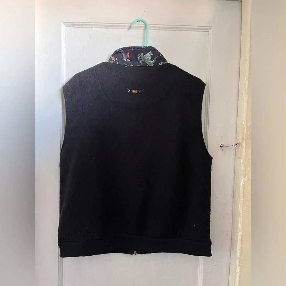 Vintage Golf Pattern Zip Up Vest Men’s Size Medium